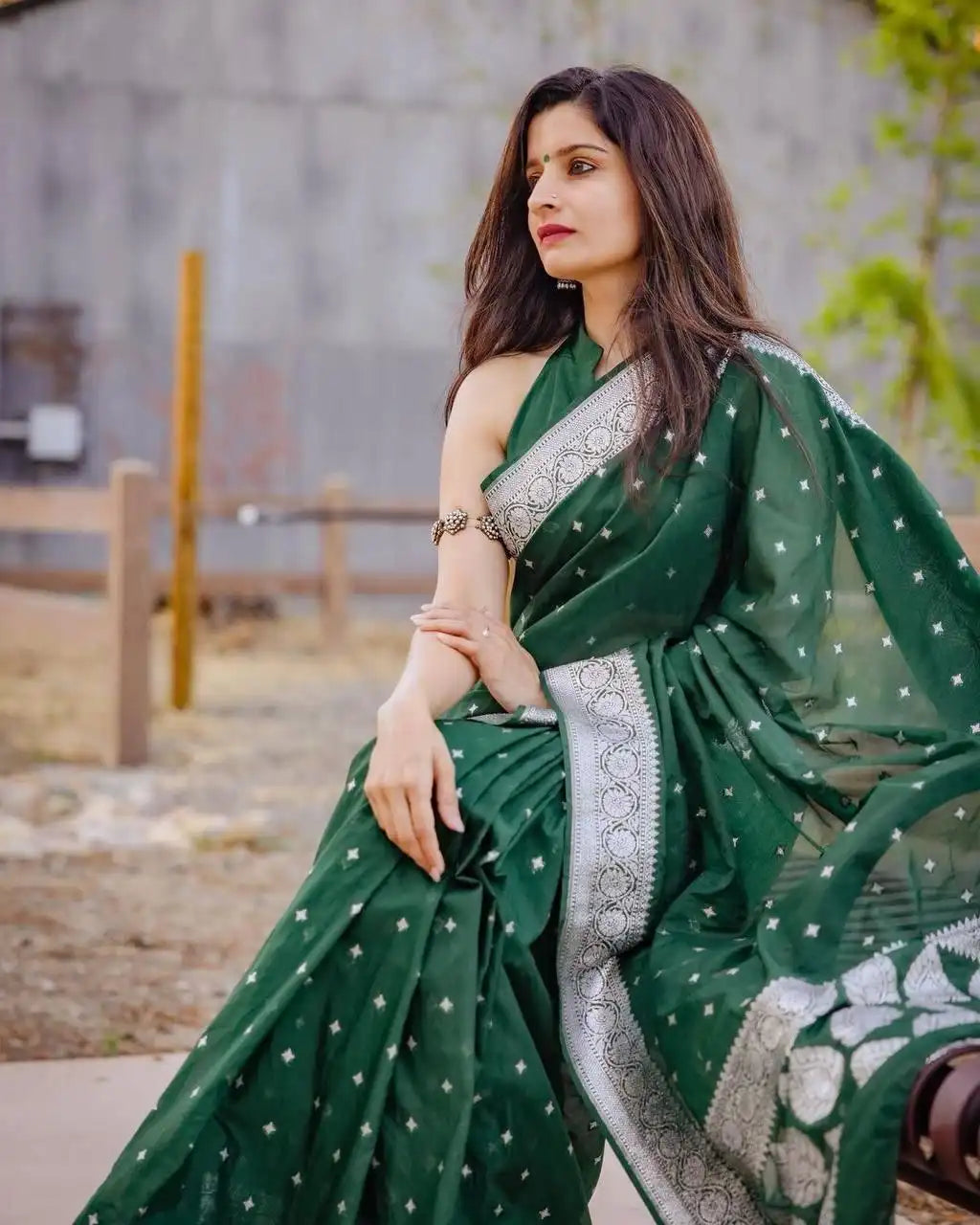 Kp Creation Sarees Feature Premium Soft Lichi Silk Cloth Known For Its Smooth Texture
