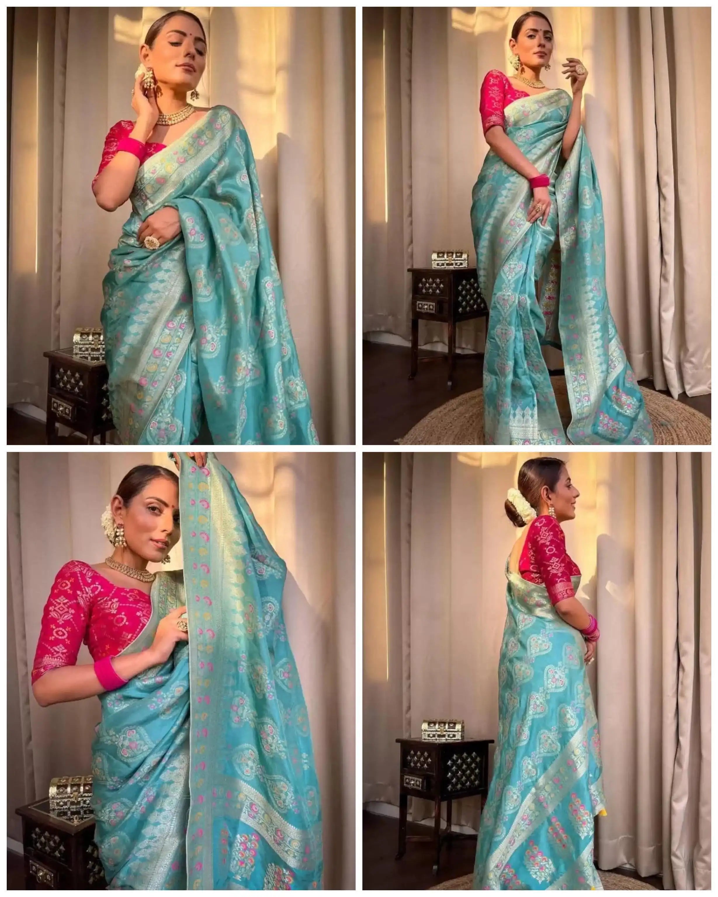 Kp Creation Sarees Feature Premium Soft Lichi Silk Cloth Known For Its Smooth Texture