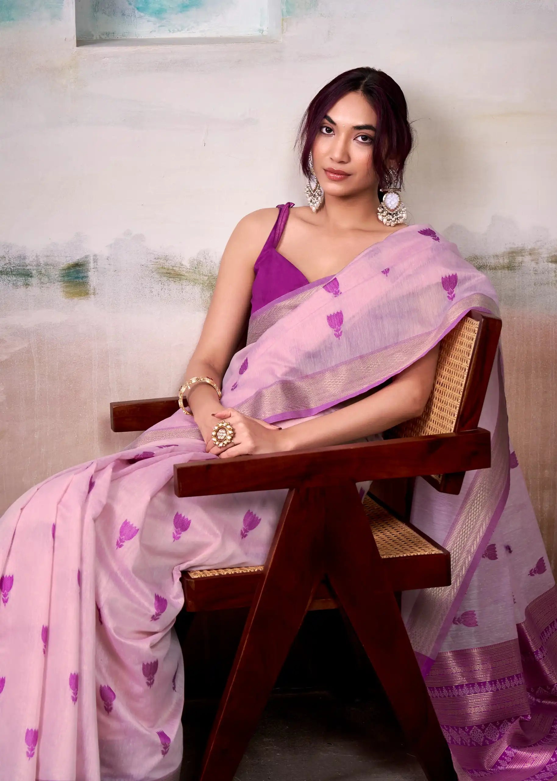 RajPath Fabrics Sarees Crafted From Modal Cotton Blend Offer A Perfect Balance Of Softness And Durability
