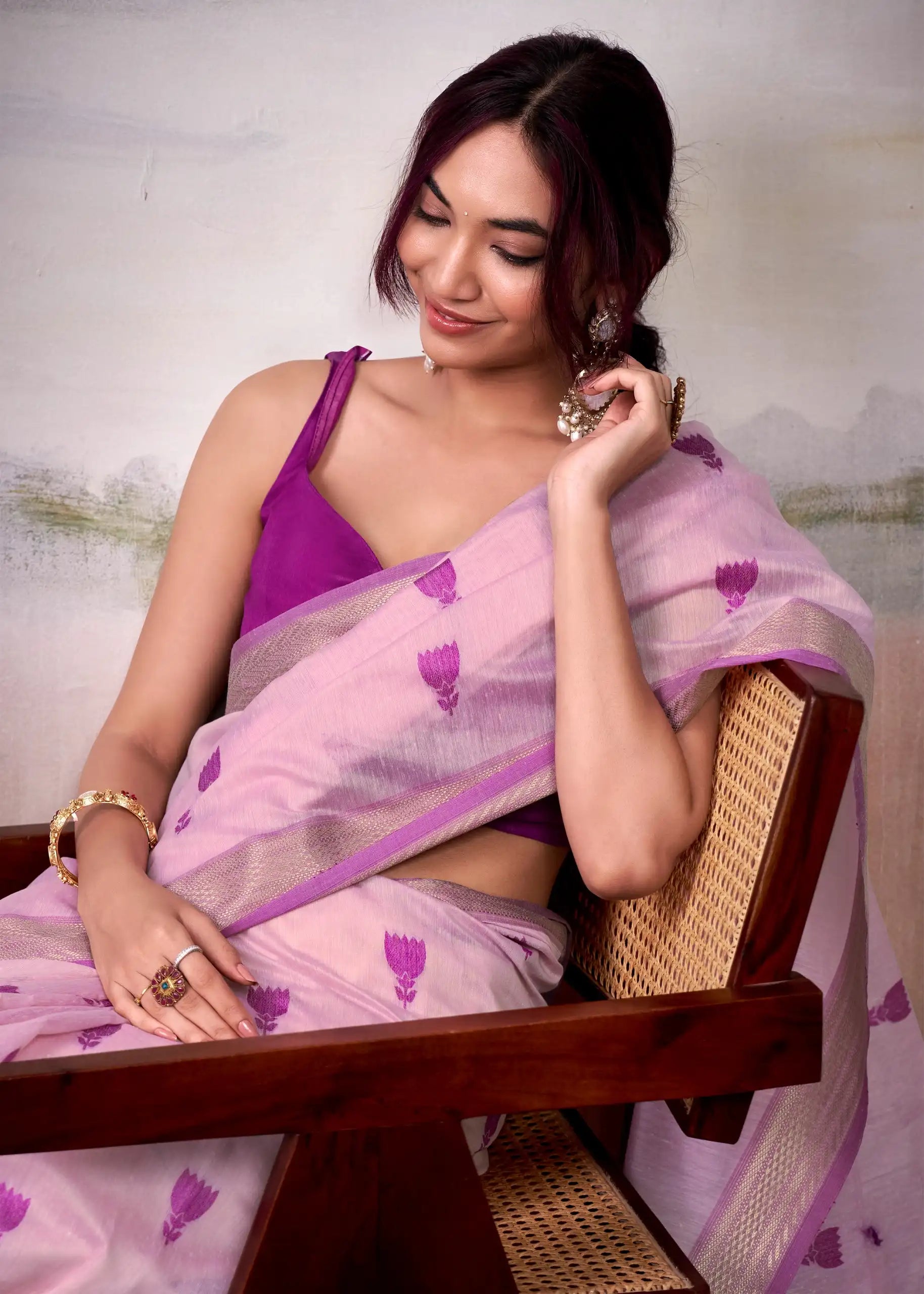 RajPath Fabrics Sarees Crafted From Modal Cotton Blend Offer A Perfect Balance Of Softness And Durability