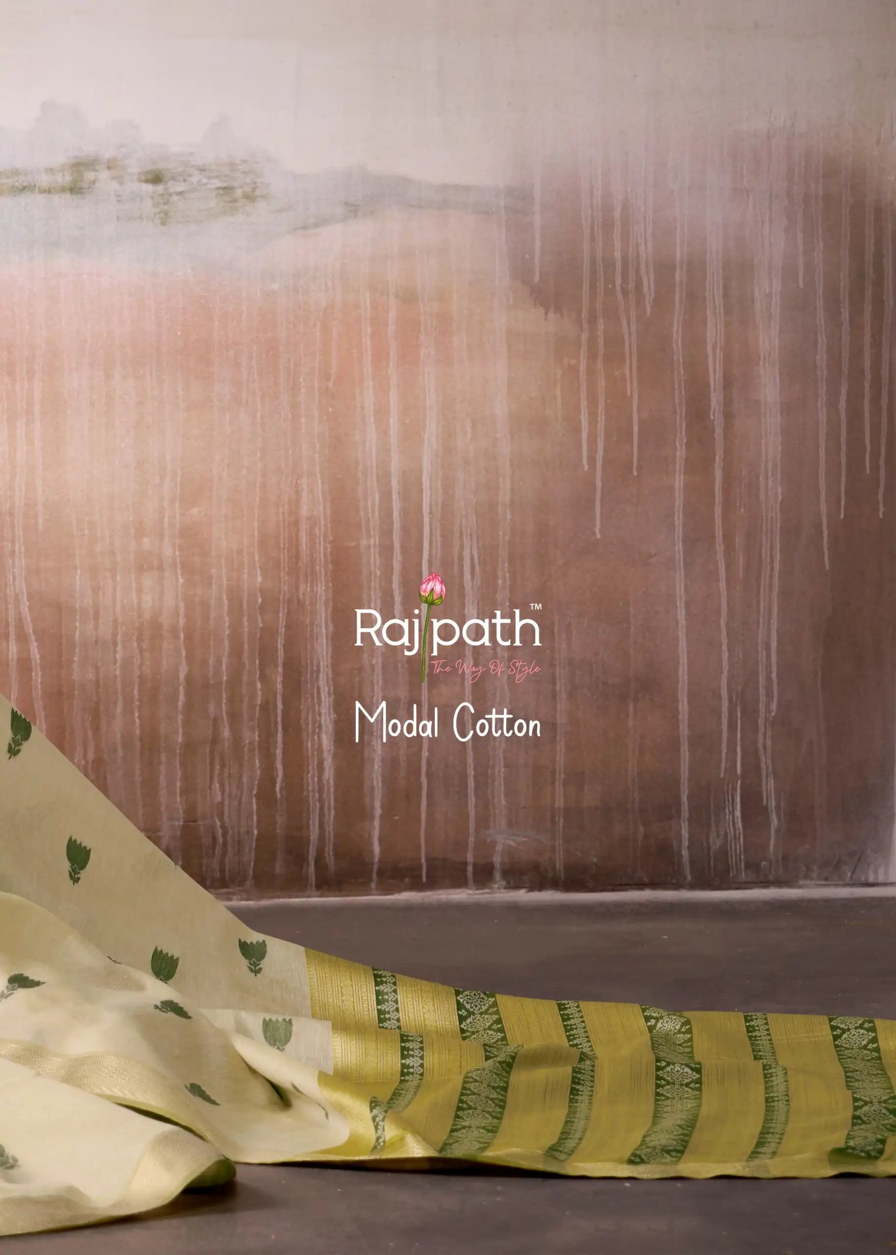RajPath Fabrics Sarees Crafted From Modal Cotton Blend Offer A Perfect Balance Of Softness And Durability
