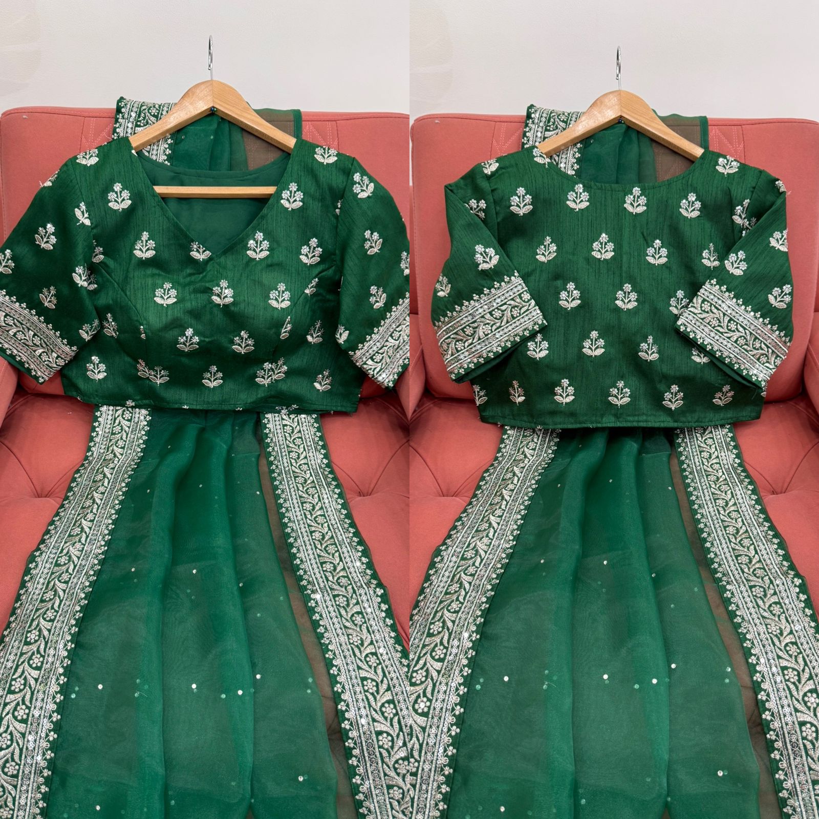 KD Deginerr Embellished Chiffon Saree Collection – Elegant and Stunning Designs