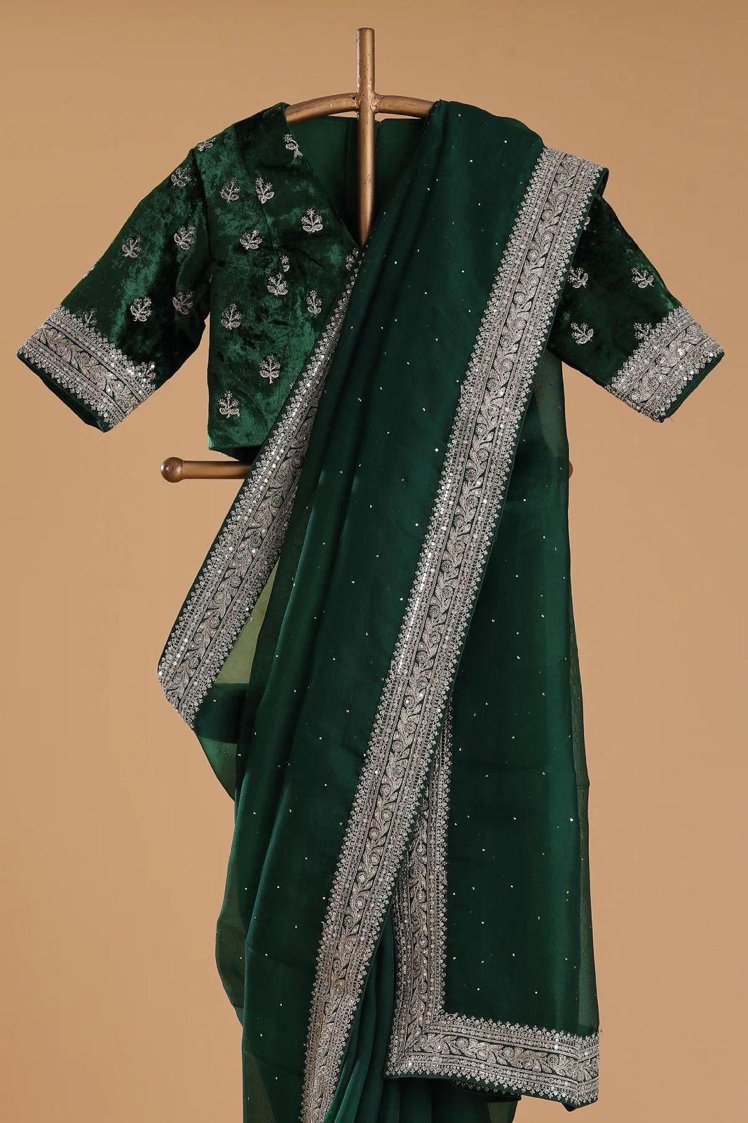 KD Deginerr Embellished Chiffon Saree Collection – Elegant and Stunning Designs