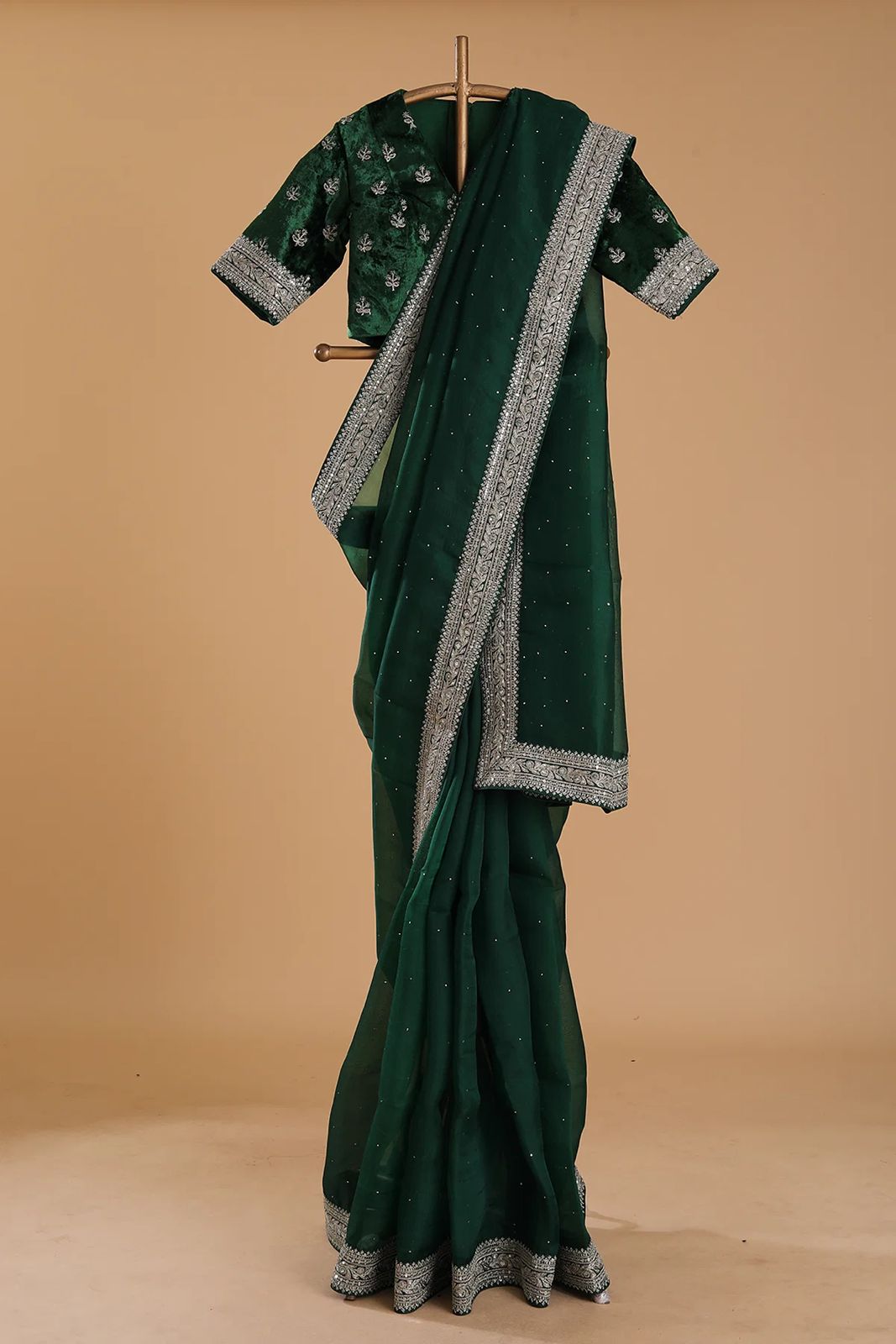 KD Deginerr Embellished Chiffon Saree Collection – Elegant and Stunning Designs