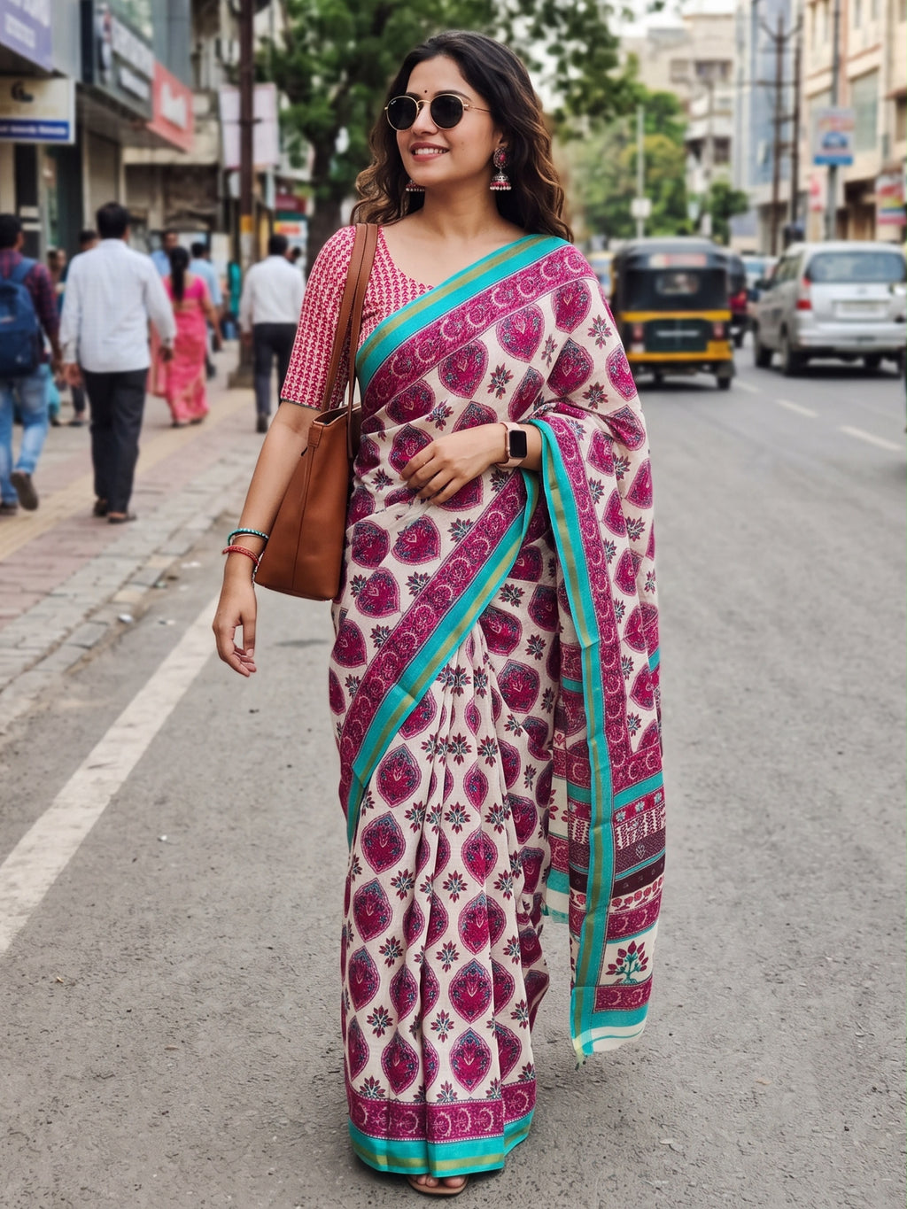 Maslin Cotton Saree