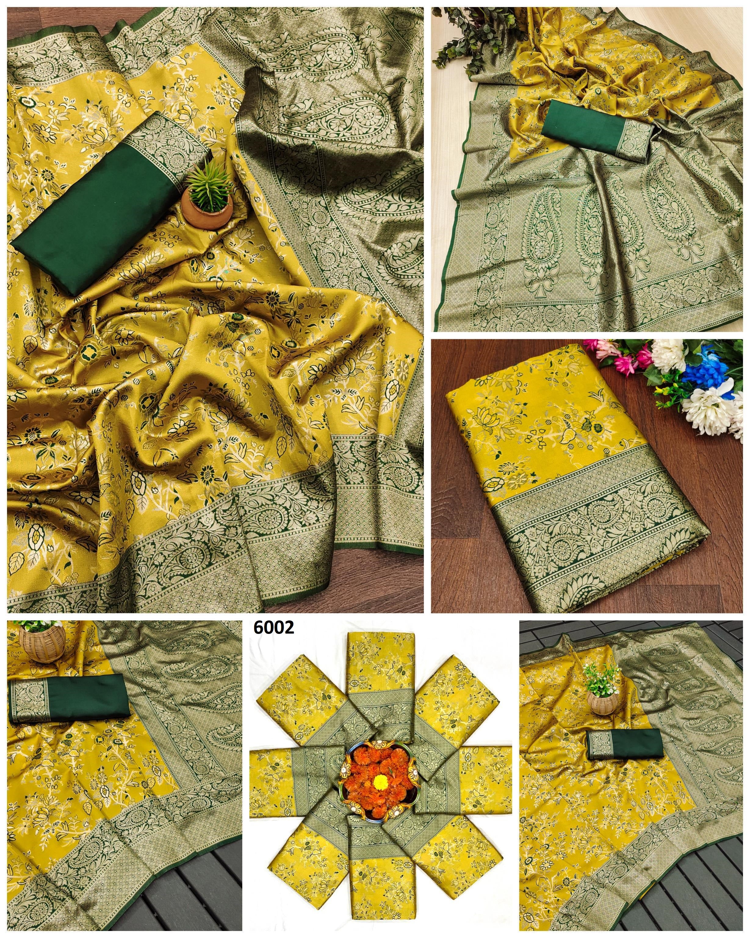 Kp Creation Sarees Highly Crafted From Soft Lichi Silk Sarees With Rich Jacquard Work Pallu