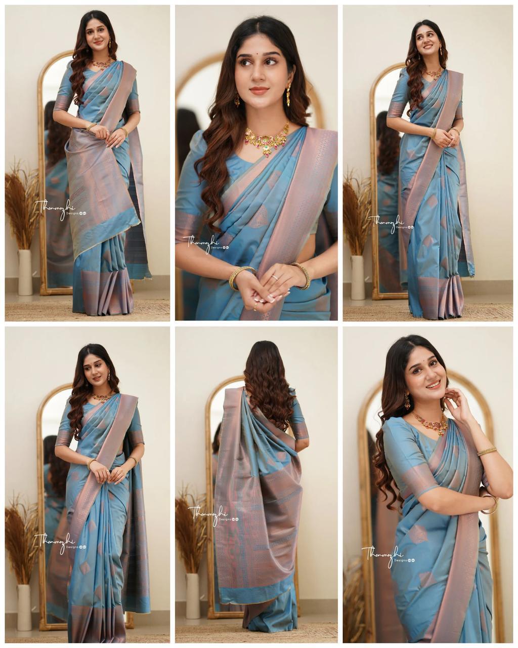 Kp Creation Sarees Are Crafted From Soft Lichi Silk Sarees And Offering The Rich Jacquard Work  on Pallu