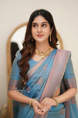 Kp Creation Sarees Are Crafted From Soft Lichi Silk Sarees And Offering The Rich Jacquard Work  on Pallu