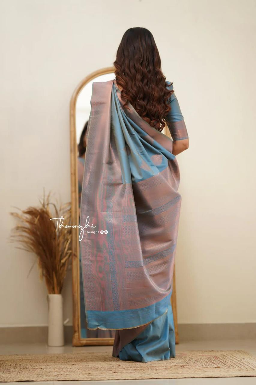 Kp Creation Sarees Are Crafted From Soft Lichi Silk Sarees And Offering The Rich Jacquard Work  on Pallu