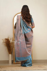 Kp Creation Sarees Are Crafted From Soft Lichi Silk Sarees And Offering The Rich Jacquard Work  on Pallu