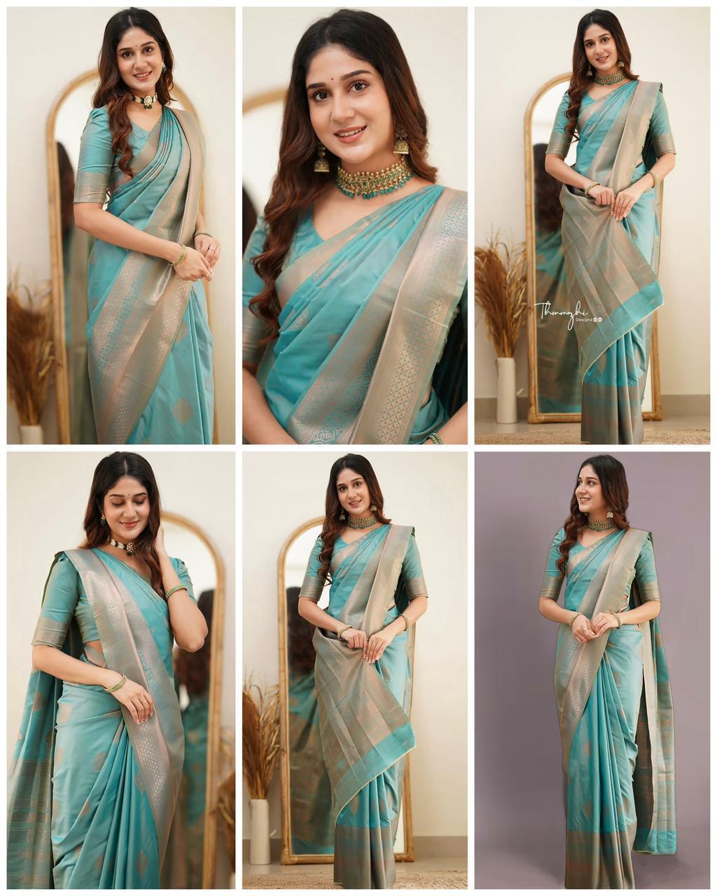 Kp Creation Sarees Are Crafted From Soft Lichi Silk Sarees And Offering The Rich Jacquard Work  on Pallu