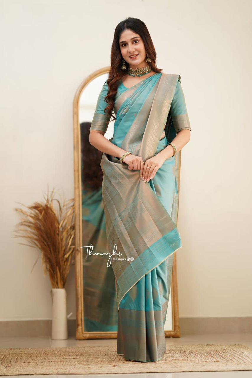 Kp Creation Sarees Are Crafted From Soft Lichi Silk Sarees And Offering The Rich Jacquard Work  on Pallu
