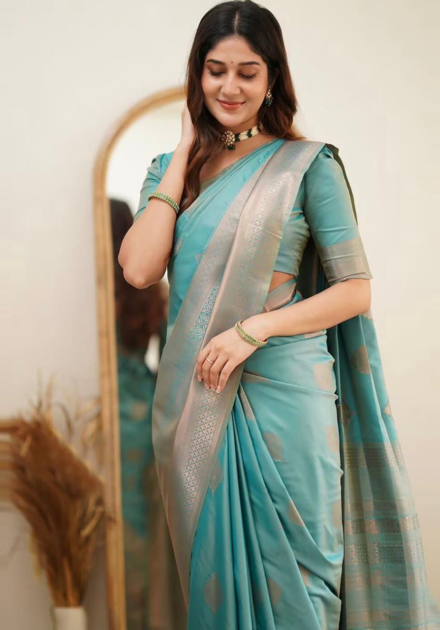 Kp Creation Sarees Are Crafted From Soft Lichi Silk Sarees And Offering The Rich Jacquard Work  on Pallu
