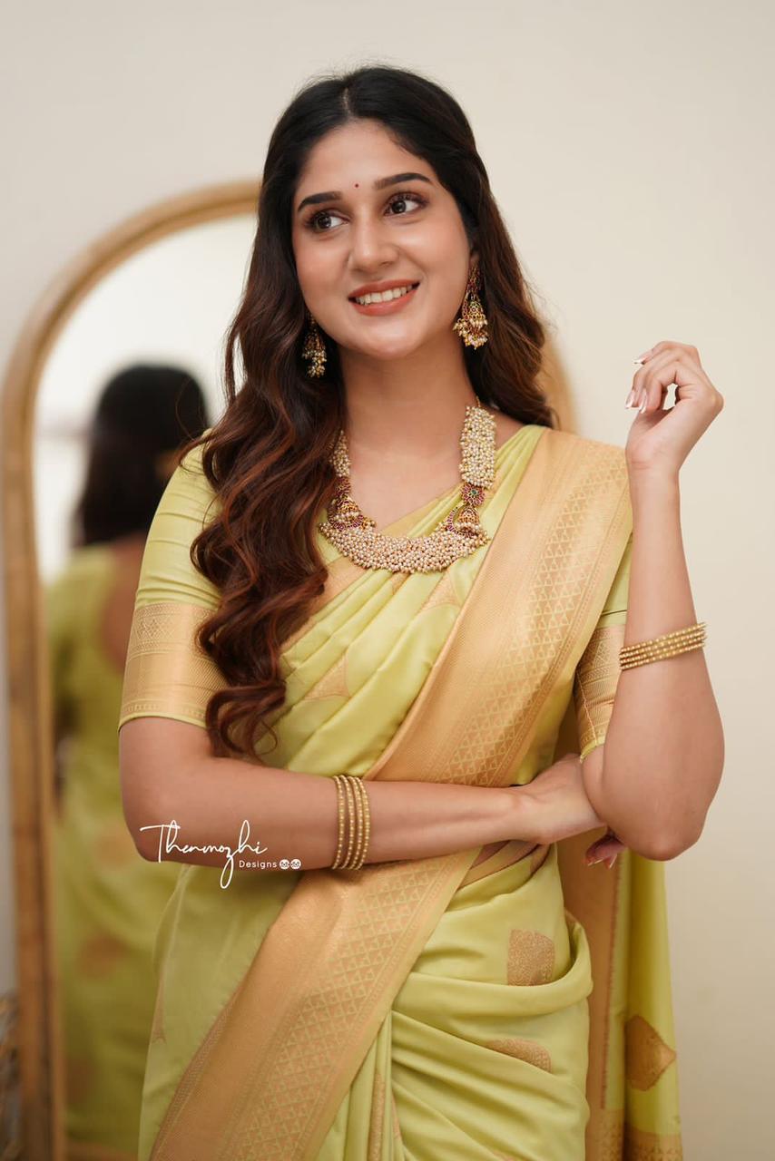 Kp Creation Sarees Are Crafted From Soft Lichi Silk Sarees And Offering The Rich Jacquard Work  on Pallu
