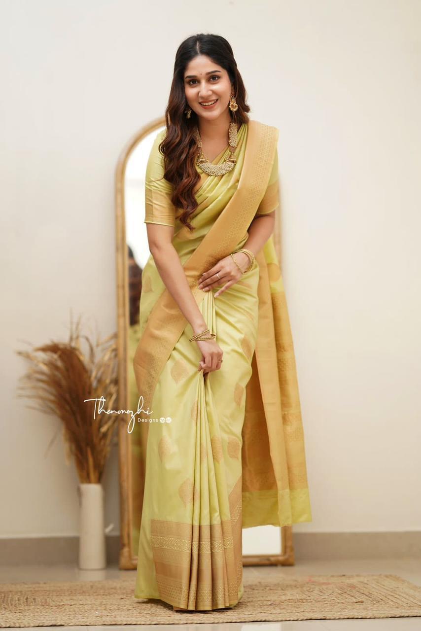 Kp Creation Sarees Are Crafted From Soft Lichi Silk Sarees And Offering The Rich Jacquard Work  on Pallu