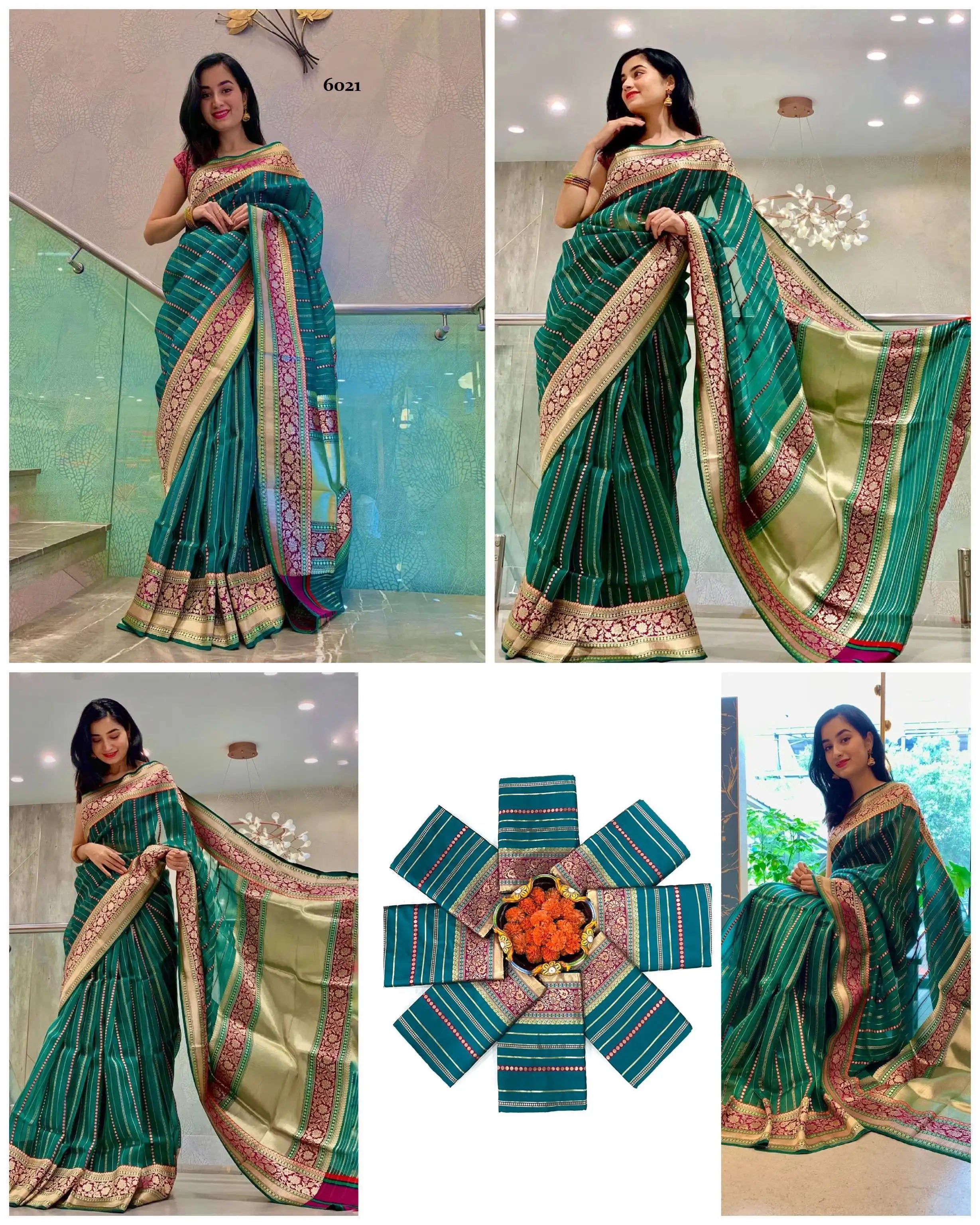 KP Creation Sarees Feature Premium Soft Lichi Silk Cloth Known For Its Smooth Texture