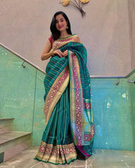 KP Creation Sarees Feature Premium Soft Lichi Silk Cloth Known For Its Smooth Texture