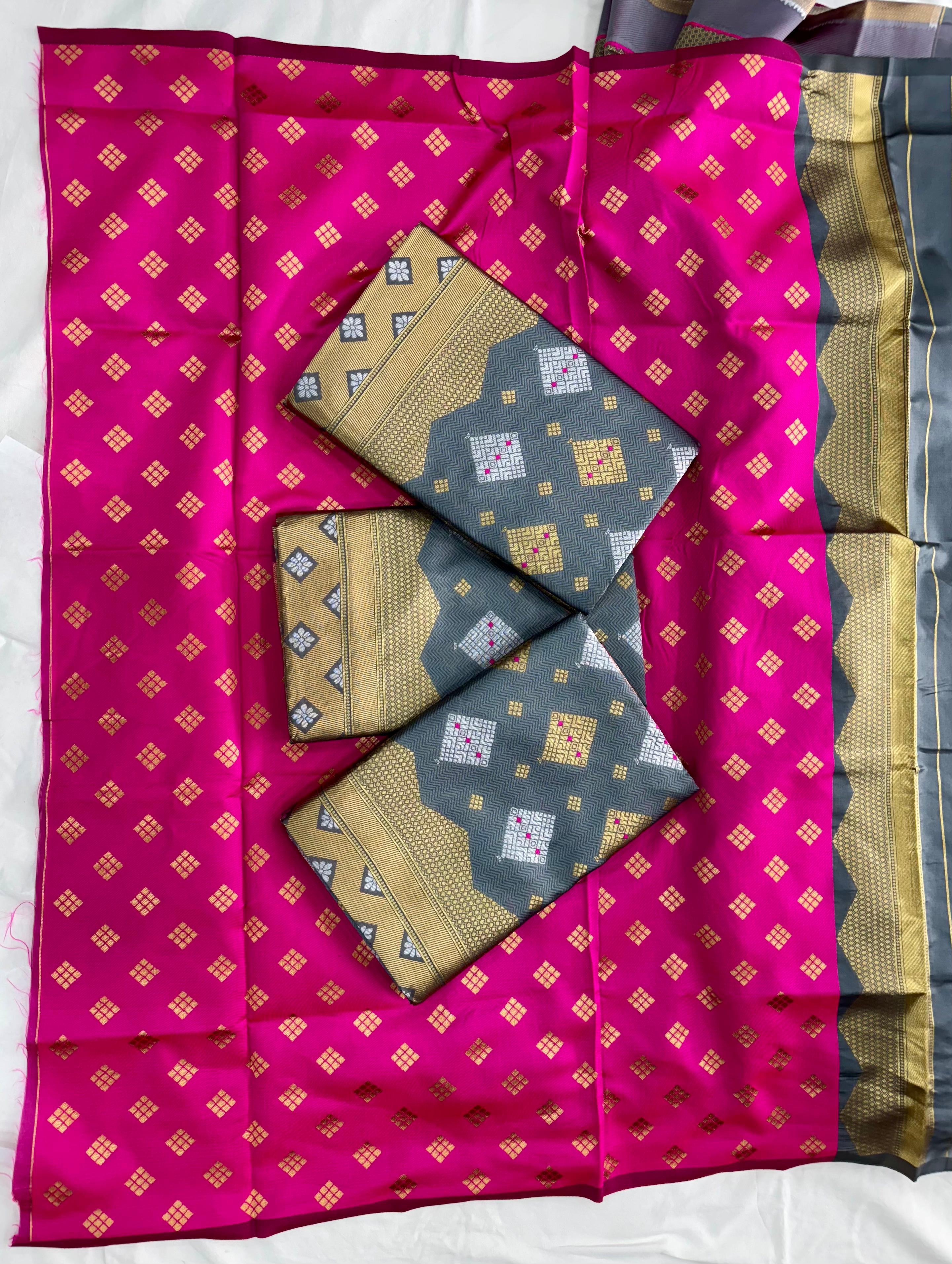 Kp Creation Rich Pallu with Jacquard Sarees