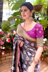 Kp Creation Rich Pallu with Jacquard Sarees