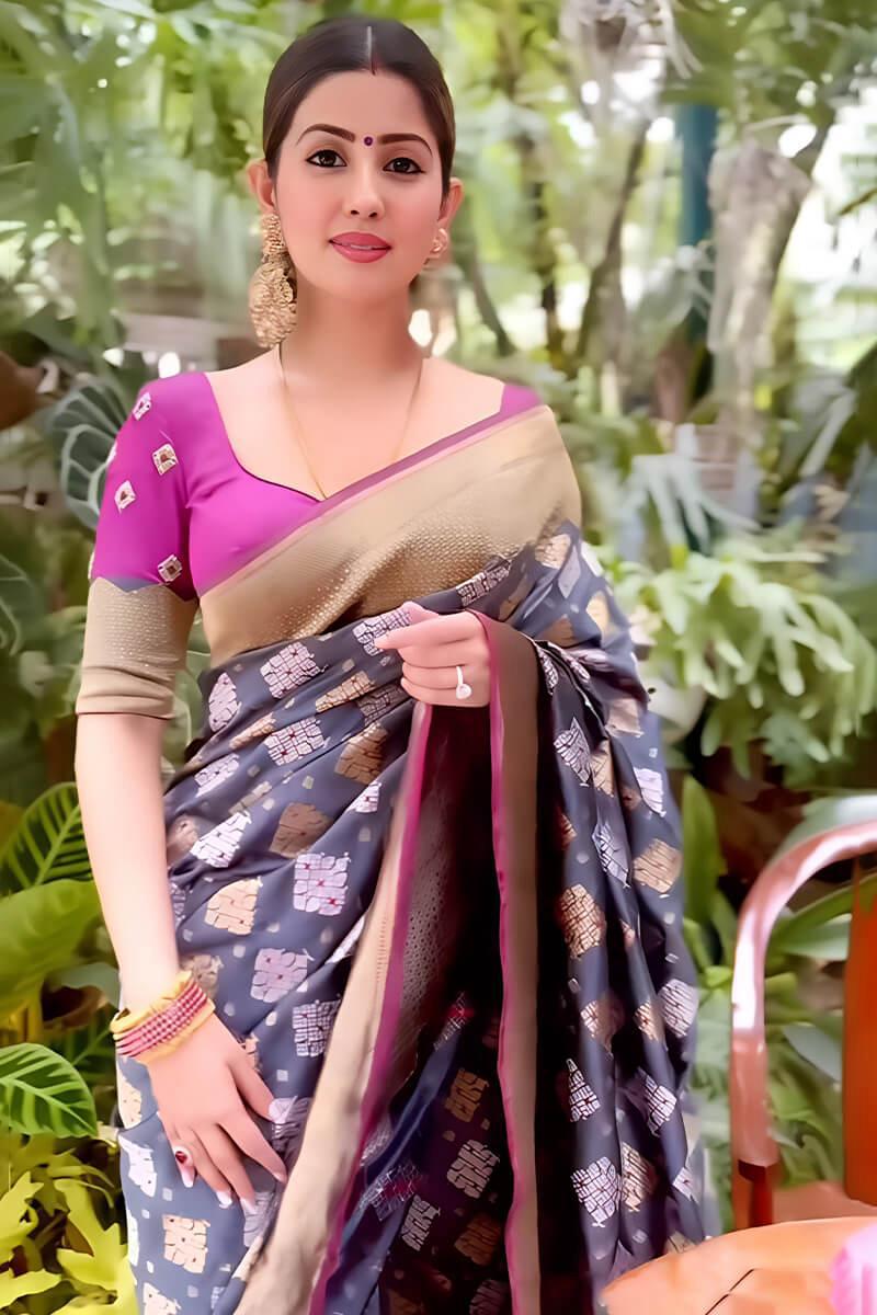 Kp Creation Rich Pallu with Jacquard Sarees