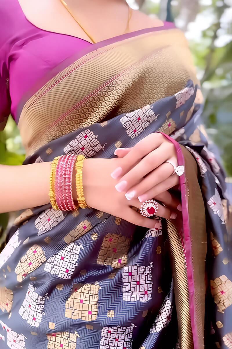 Kp Creation Rich Pallu with Jacquard Sarees