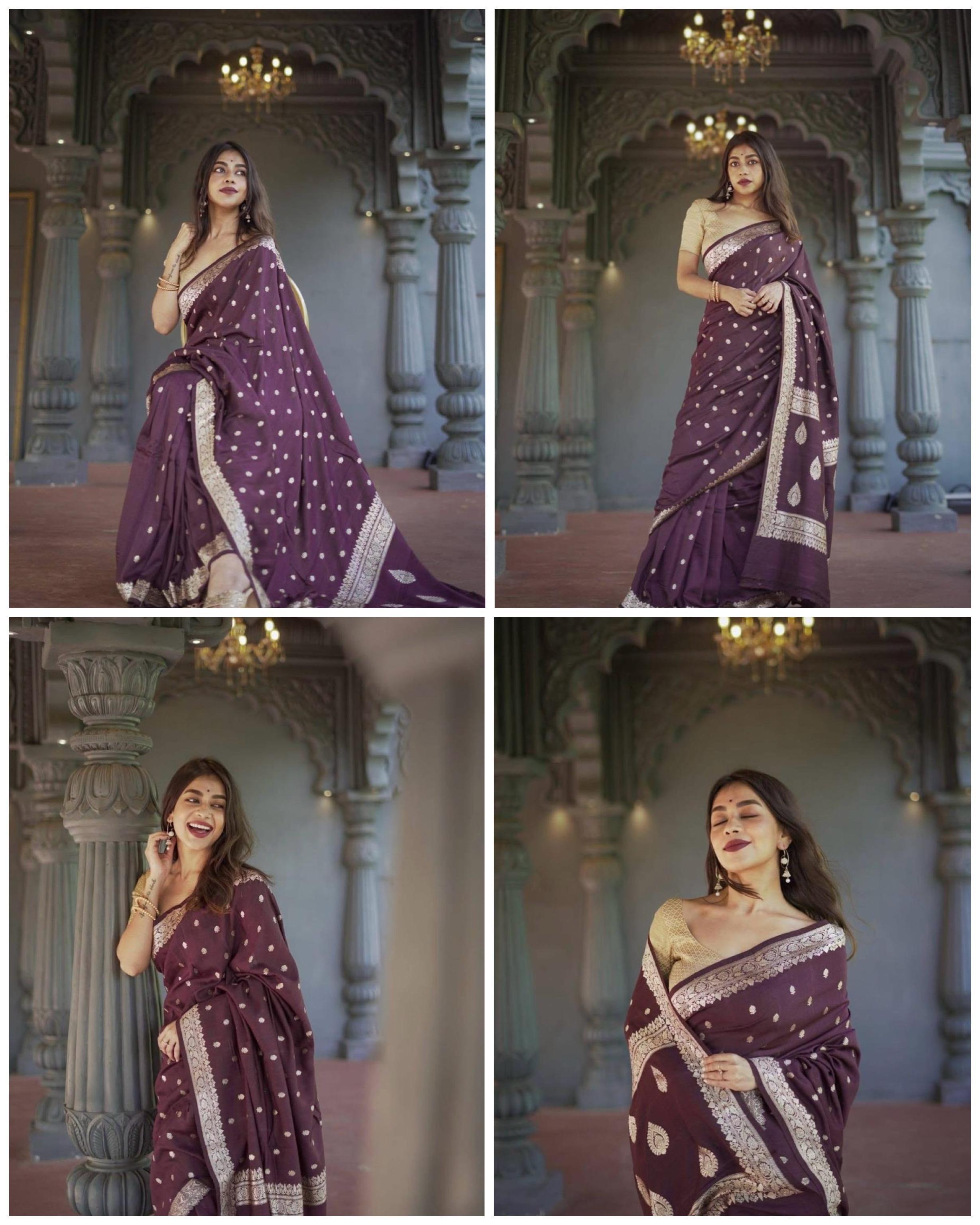Kp Creations Featuring The Soft Lilac Slab Fabrics Sarees With Rich Pallu