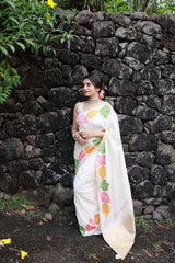 Kp Creation Sarees Feature Premium Soft Lichi Silk Fabric Known For Its Smooth Texture