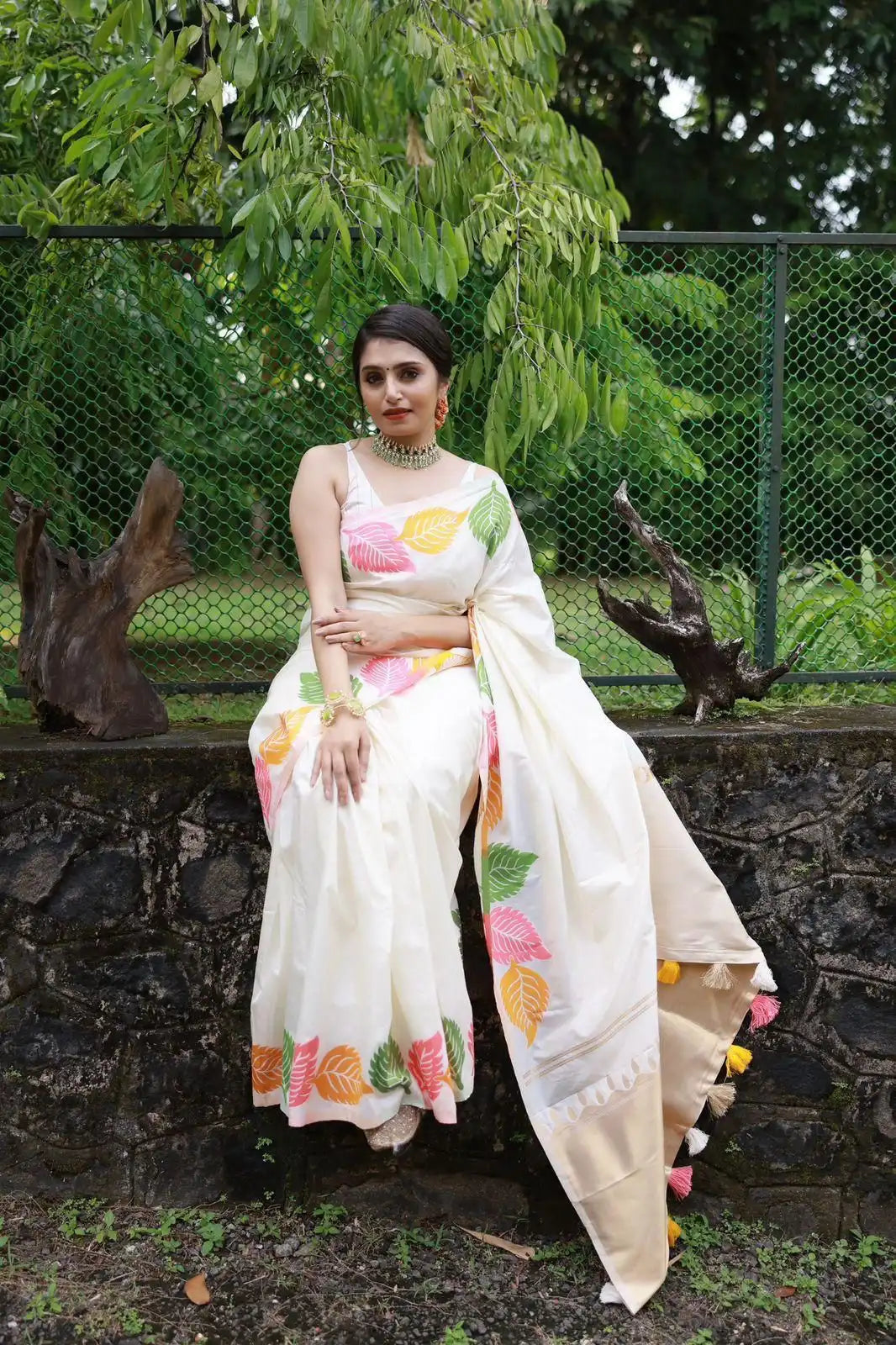 Kp Creation Sarees Feature Premium Soft Lichi Silk Fabric Known For Its Smooth Texture