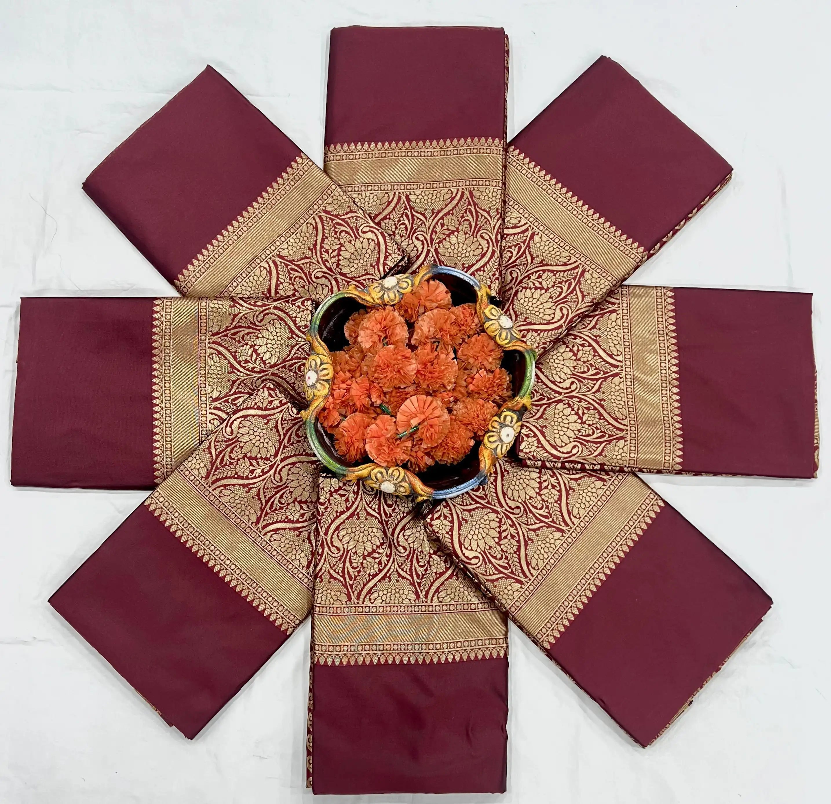 KP CREATION Sarees Feature Premium Soft Lichi Silk Cloth, known for its smooth texture