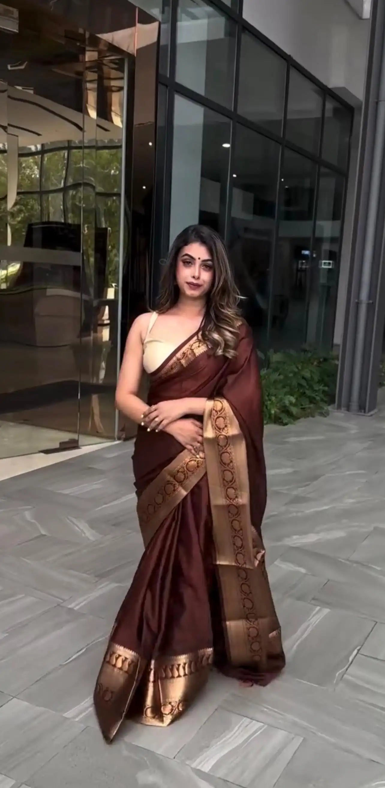 KP CREATION Sarees Feature Premium Soft Lichi Silk Cloth, known for its smooth texture