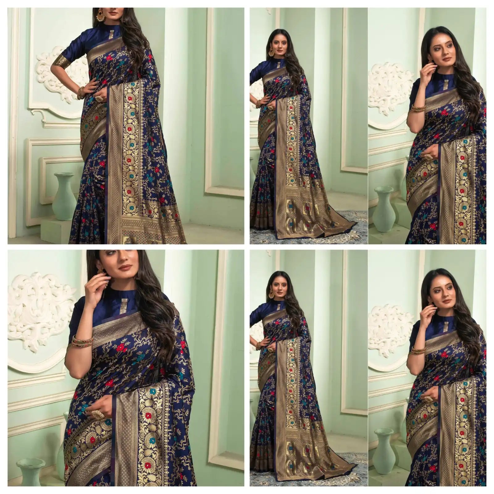 KASTURI TRENDZ Presents Banarasi Soft Silk Sarees That Combine Traditional Craftsmanship