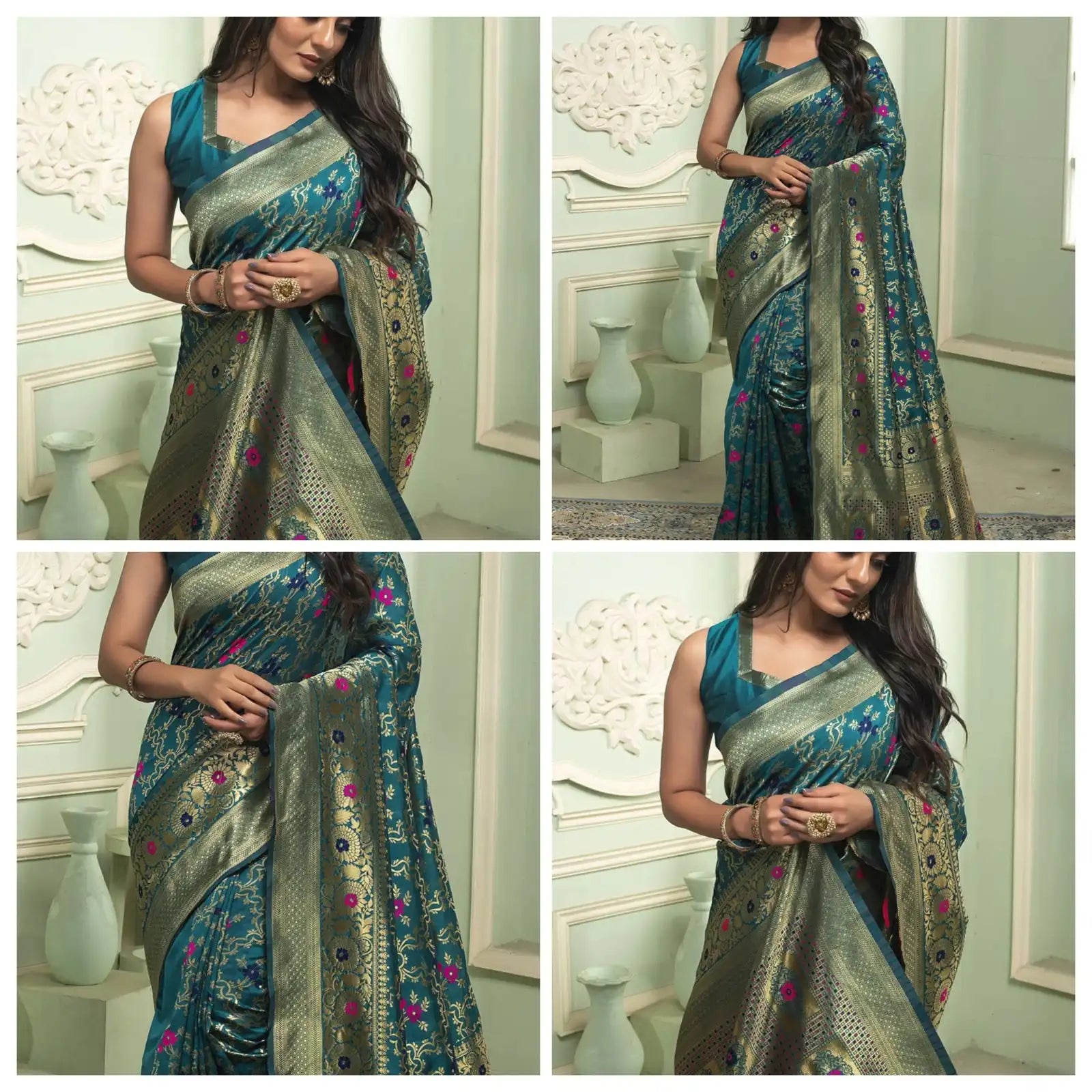KASTURI TRENDZ Presents Banarasi Soft Silk Sarees That Combine Traditional Craftsmanship