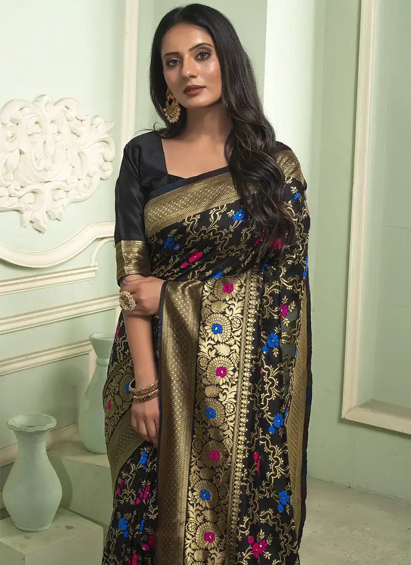 KASTURI TRENDZ Presents Banarasi Soft Silk Sarees That Combine Traditional Craftsmanship