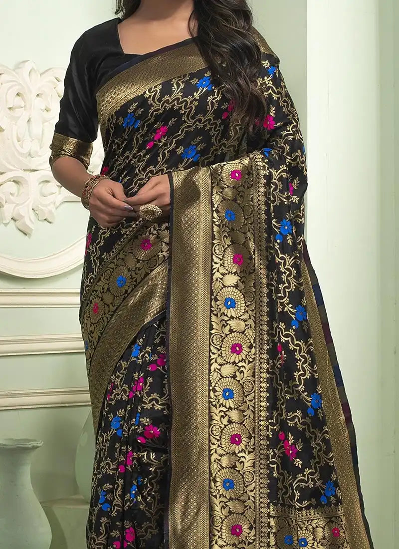 KASTURI TRENDZ Presents Banarasi Soft Silk Sarees That Combine Traditional Craftsmanship