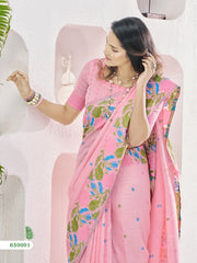 RAJPATH FABRICS Floral Print Saree Collection