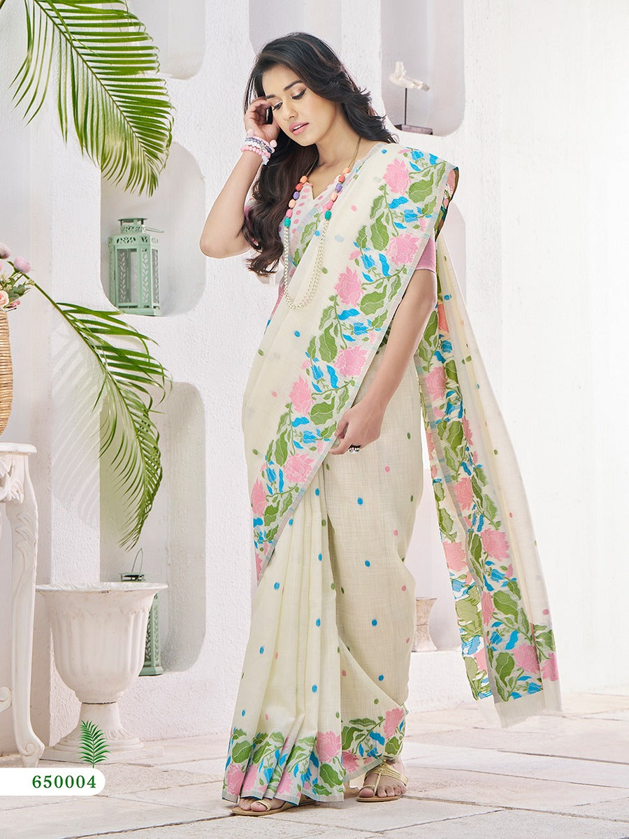 RAJPATH FABRICS Floral Print Saree Collection