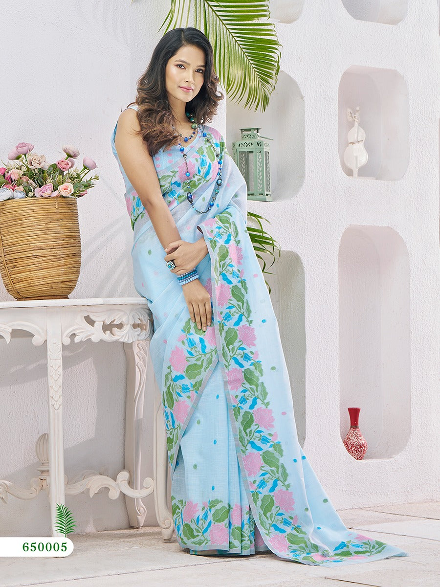 RAJPATH FABRICS Floral Print Saree Collection
