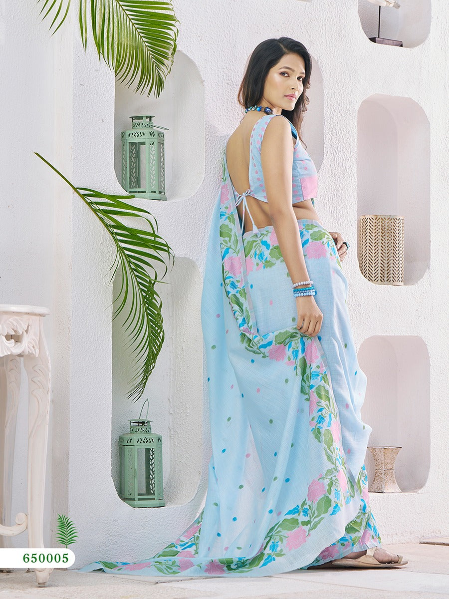 RAJPATH FABRICS Floral Print Saree Collection