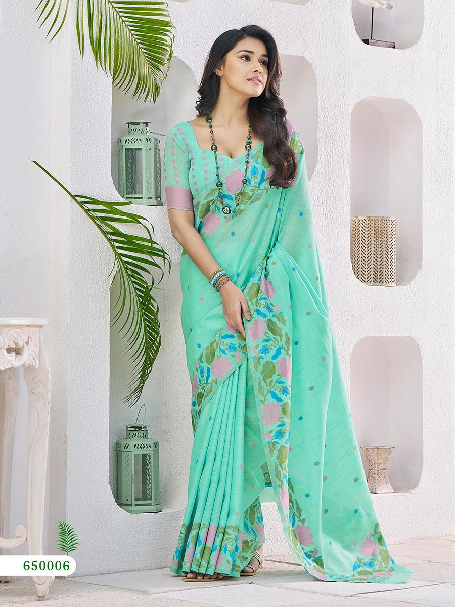 RAJPATH FABRICS Floral Print Saree Collection