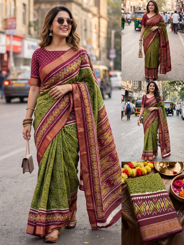 Mul Cotton Saree