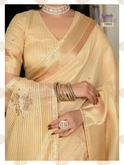 Sethnic Sarees Combine The Delicate Texture Of Tissue With The Natural Strength Of Linen