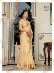 Sethnic Sarees Combine The Delicate Texture Of Tissue With The Natural Strength Of Linen