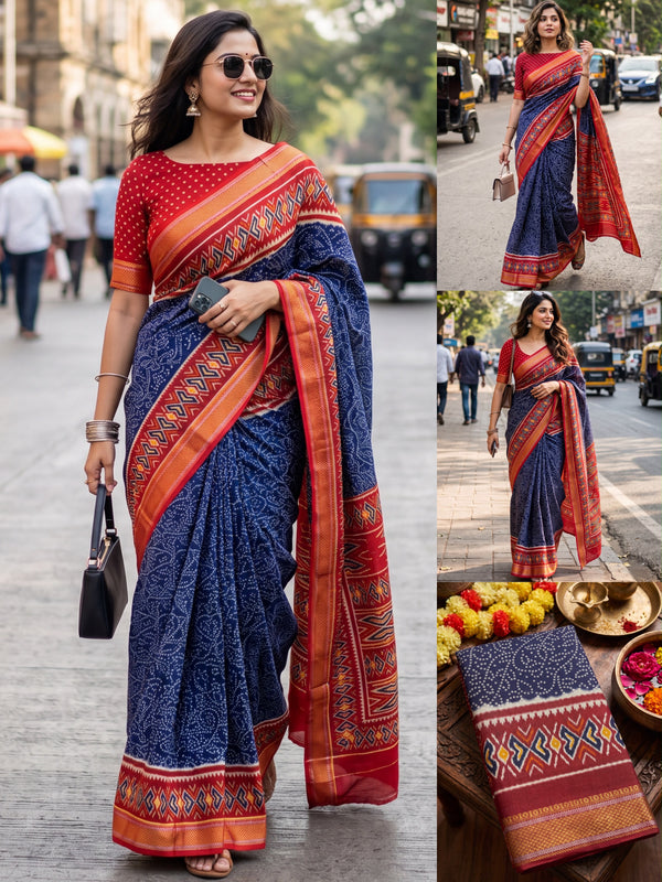Mul Cotton Saree