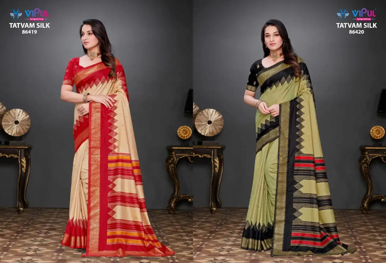 Vipul Sarees Made From Soft Silk Offer A Refined Blend Of Comfort And Elegance