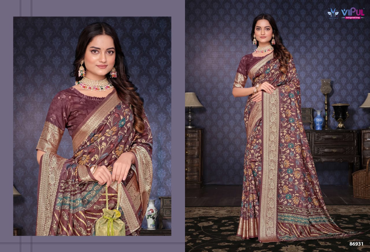 Vipul Saree Elegant Printed Saree Collection – Traditional and Stylish Designs