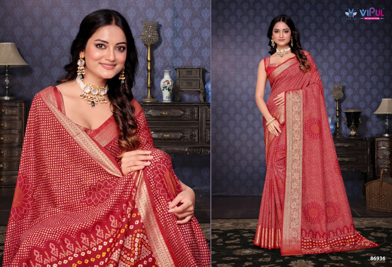 Vipul Saree Elegant Printed Saree Collection – Traditional and Stylish Designs