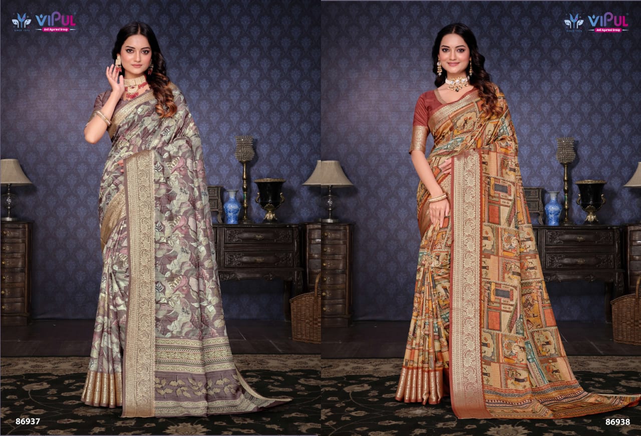 Vipul Saree Elegant Printed Saree Collection – Traditional and Stylish Designs
