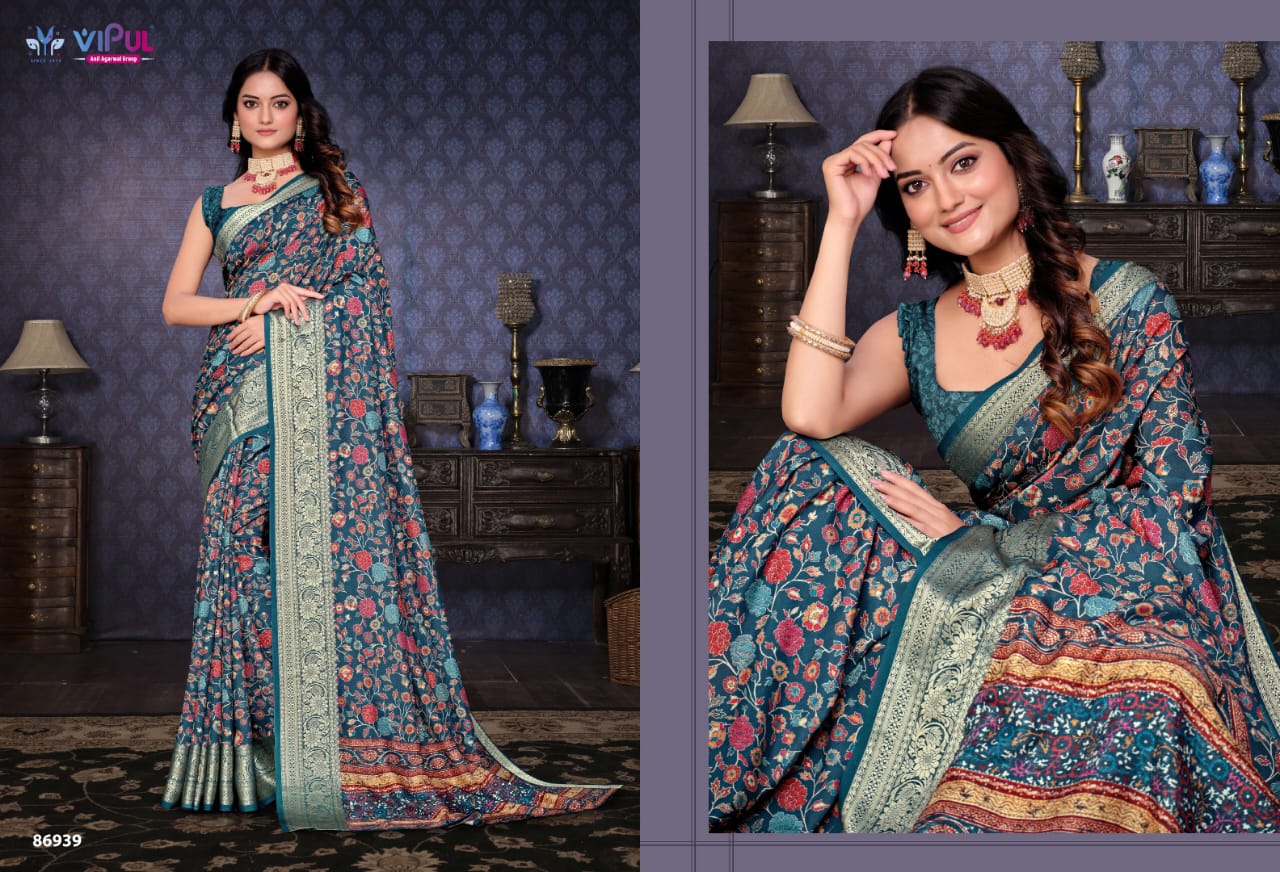 Vipul Saree Elegant Printed Saree Collection – Traditional and Stylish Designs