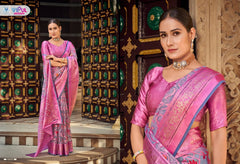 Vipul Brasso Sarees Offer Crafted With Intricate Brasso Work
