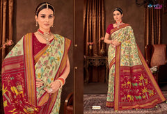 Vipul Sarees Crafted From Soft Silk Offer A Refined Blend Of Comfort And Elegance